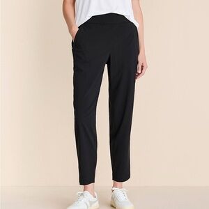 Ann Taylor Black High-Rise Tapered Women's Pants